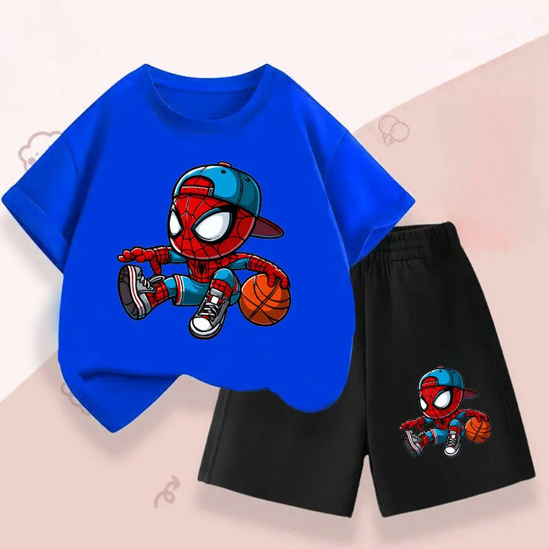 Spiderman boys summer set